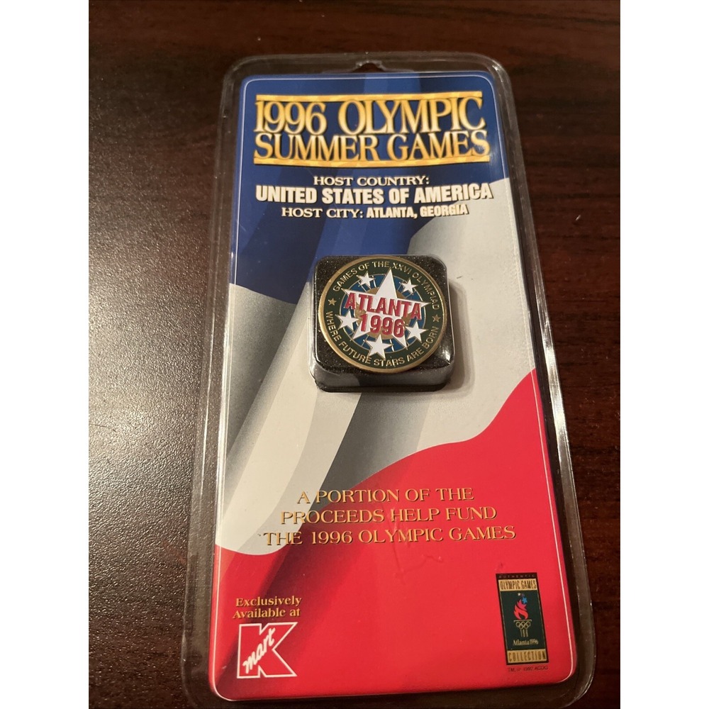 1996 Atlanta Olympics Where Future Stars Are Born Lapel Hat Pin